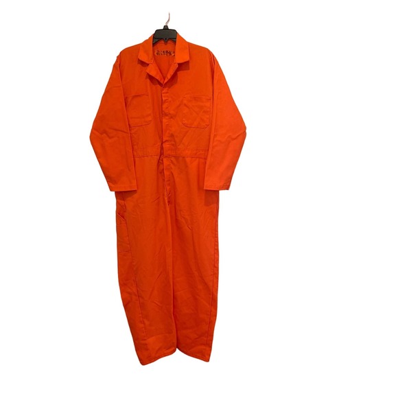NEW Red Kap Coverall Twill Action‎ Back Work Uniform Polyblend CT10 46  Reg - Picture 1 of 5